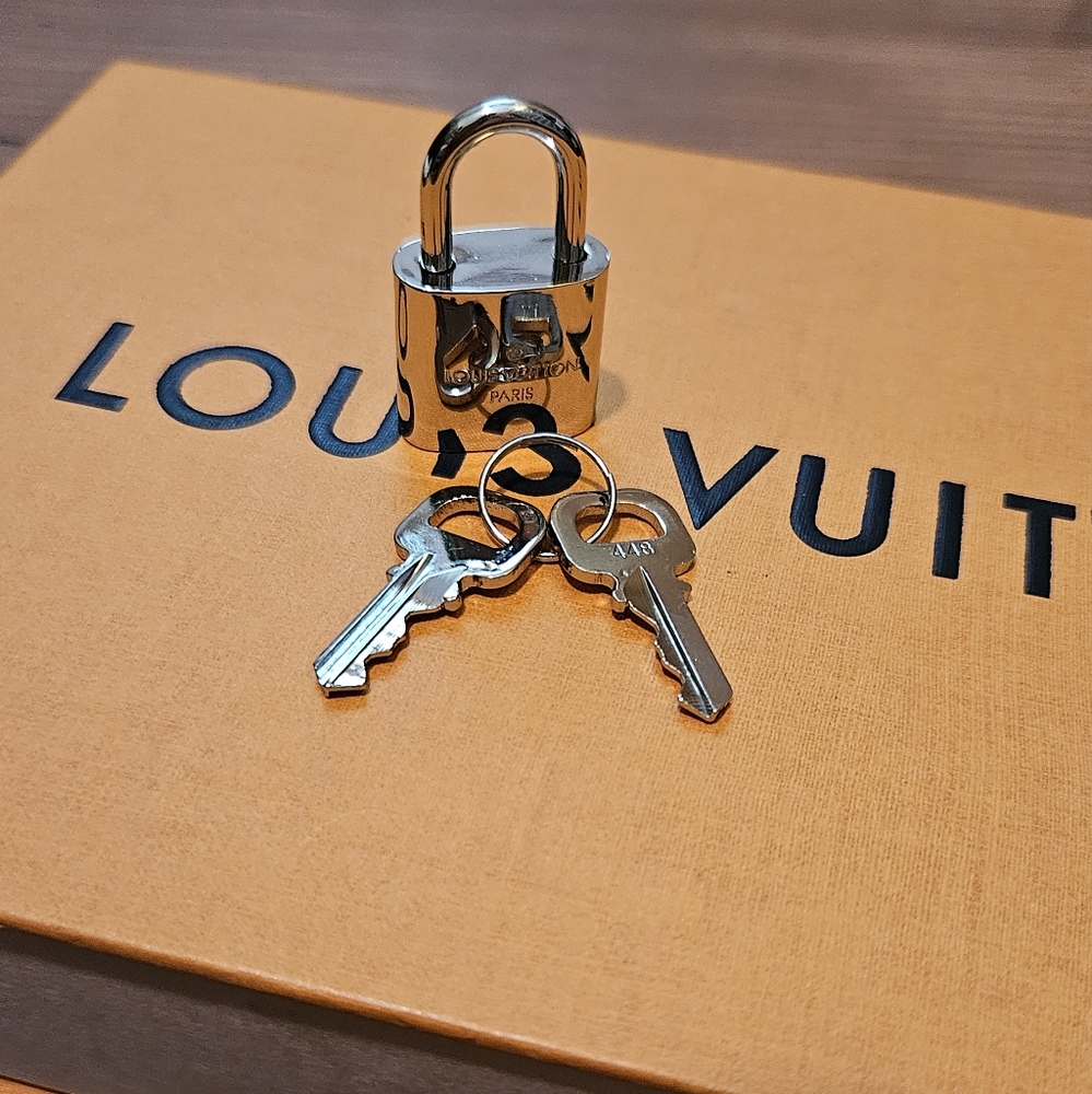 🔥LV SILVER LOCK AND KEY #448